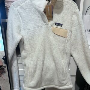 Patagonia Women's Cream Cowl Neck Sweater